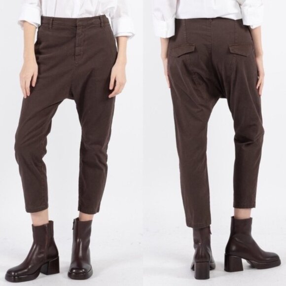 NWT Nili Lotan Paris Pant Chocolate Brown Women Size 10 - Picture 2 of 10